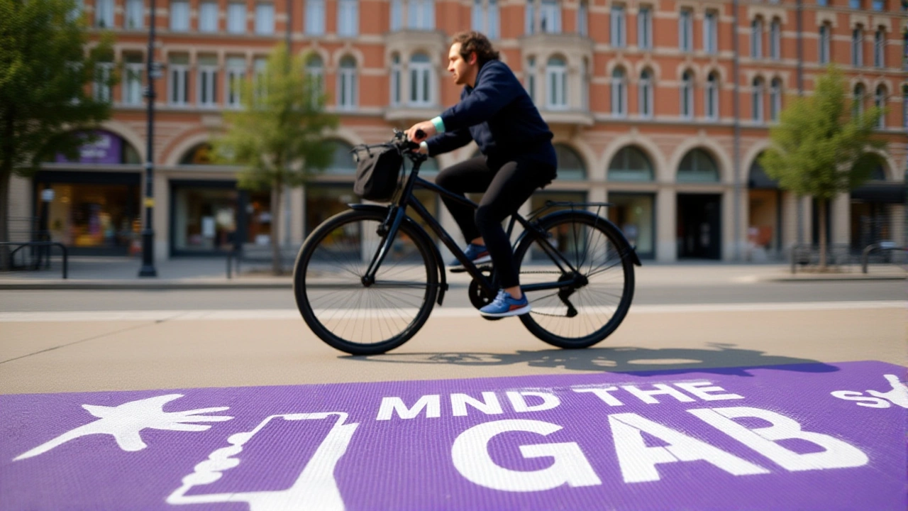 Mind the Grab: Purple Pavement Line Launched to Stop Phone Snatchings in London